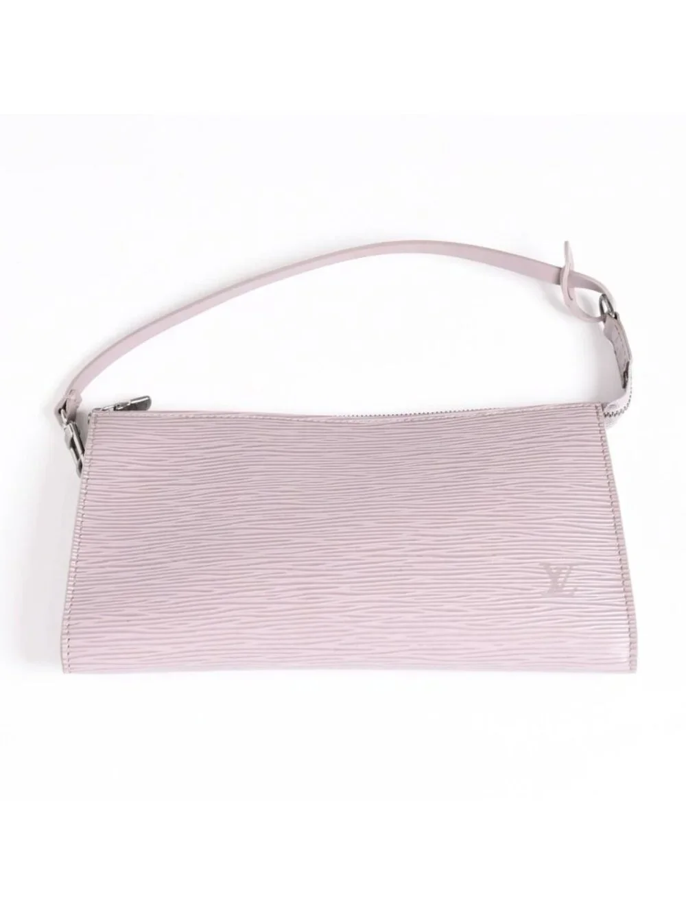 Louis Vuitton Pochette Accessoires Pouch Epi Lavender Silver